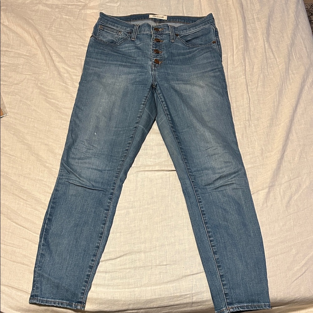 Madewell high rise skinny crop